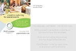 Food Catering Small Postcard