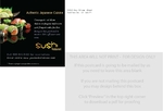 Sushi Restaurant Small Postcard