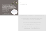 Wedding Planner Small Postcard